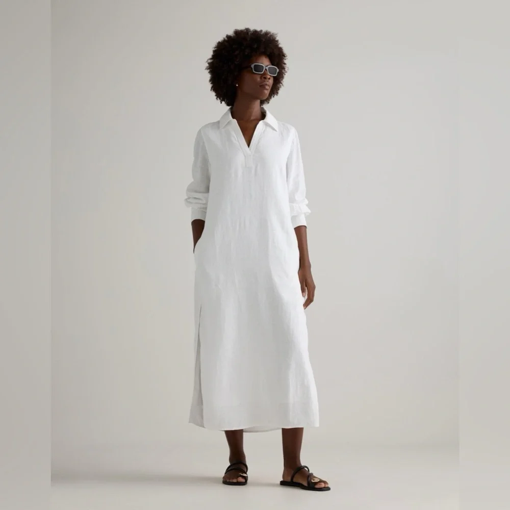 MADE WITH LOVE | cotton gauze dress | size large - Picture 1 of 4